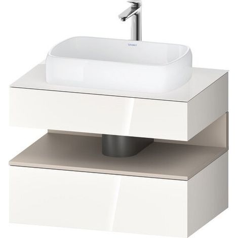 DURAVIT QA4730091220010 QTG KWTU WH Ek. 800x550x600 Blanc brillant H