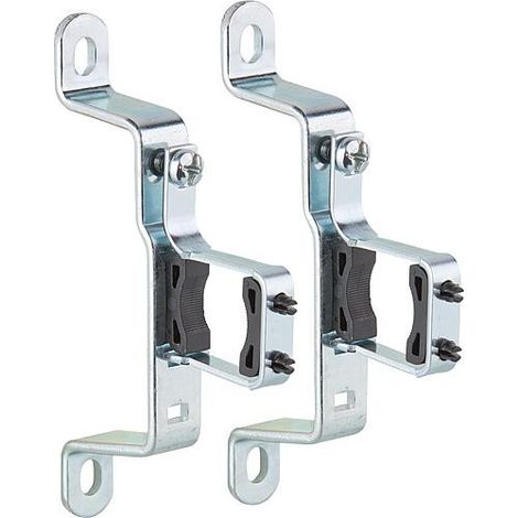 Banyo – Support mural acoustique 3/4" – Entraxe 70 mm – Sachet de 2 pièces – Pour nourrice DN 20 – Installation facile dans espaces confinés