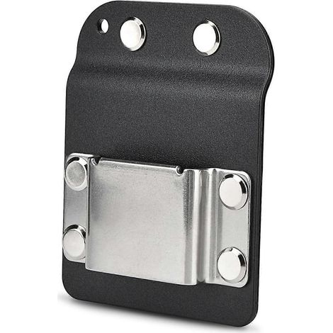 Support de perceuse compatible avec les ceintures porte-outils jusqu'à 5 cm de sangle. Pince de perceuse à profil bas et à réponse rapide, compatible avec visseuse à percussion et cloueuse. (1/5)