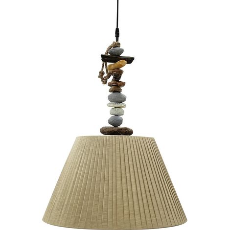 lampada a sospensione "stoney" in metallo e acrilico, e27 (1/5)