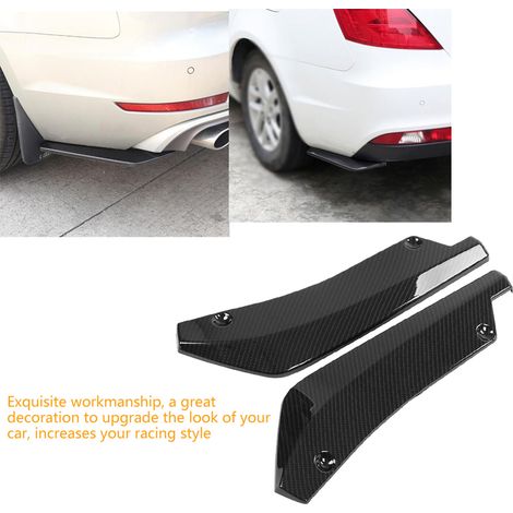 Universeller Diffusor aus Kohlefaser für Autos, Heckstoßstangenspoiler, Spoilerlippe, Paar modifizierte Canards für Autos. (1/5)