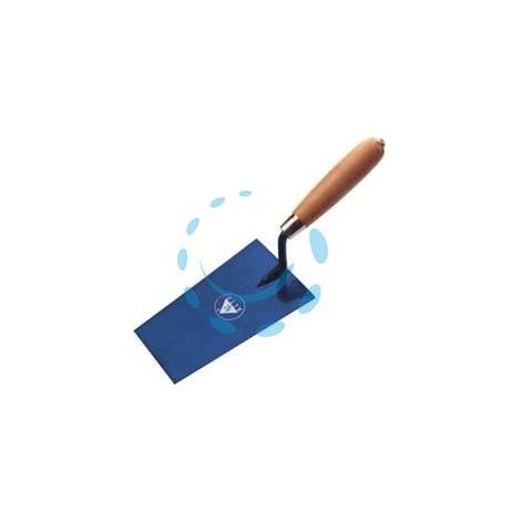 CAZZUOLA PUNTA QUADRA MANICO LEGNO - mm.160