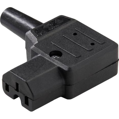 Martin Kaiser 791/kws Connectique pour appareils chauffants mâle, coudé 10 A noir 1 pc(s) Q814483