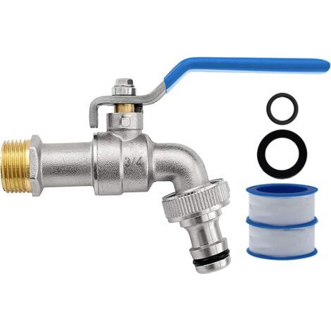 3/4" Inch Brass Outdoor Garden Tap, Premium Quality Antifreeze and Rust Resistant Outdoor Tap (1/5)