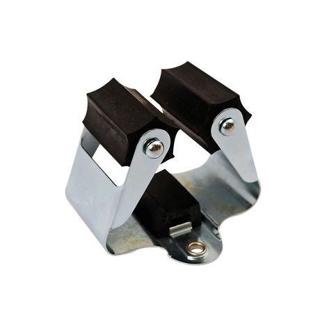Support avec roulettes en caoutchouc diamètre 20 - 30 mm