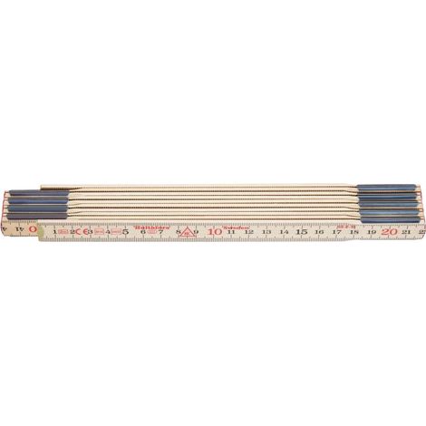 Righello pieghevole, in legno di betulla, 2 m, colore naturale HULTAFORS