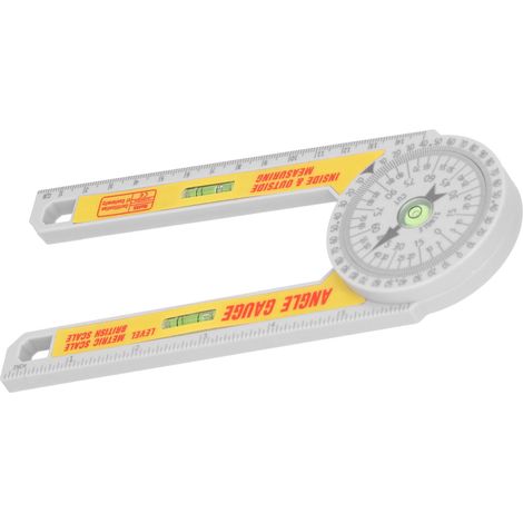 Rapporteur d'angle pour scie à onglet, règle de menuisier, gabarit de positionnement de coupe bois, mesureur d'angle précis, outil de traçage professionnel (1/5)