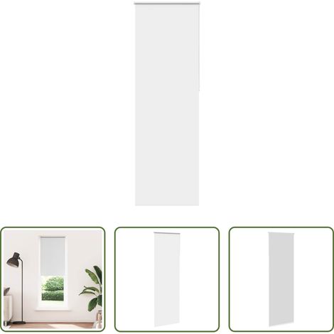 Lichtschutz - Verdunkelungsrollo Weiß 75x210cm Stoffbreite 70,7 cm Polyester (1/5)