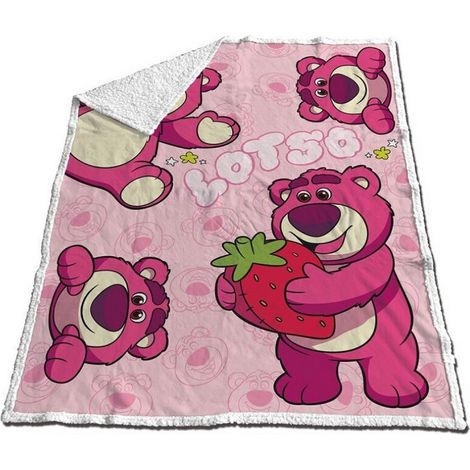 Plaid 130x170 cm Toy Story Lotso (Antagoniste Toy Story 3)