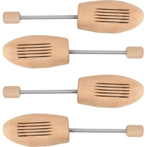 Teenpull – Schuhspanner 2 Paar EU 43-46 Massivholz Lotus (1/5)