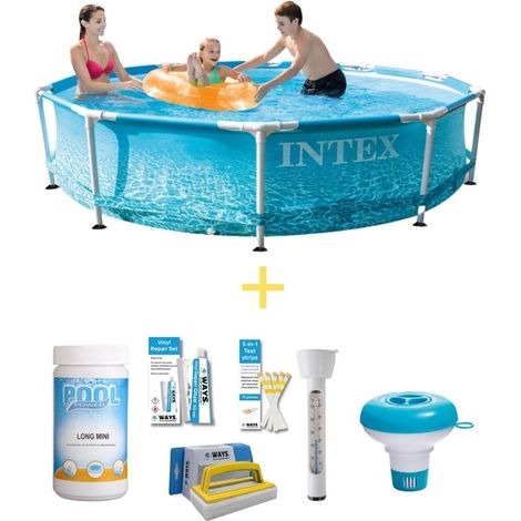 Intex Piscine Tubulaire Ronde - 305x76 cm - 7-pièces S21317 (1/4)