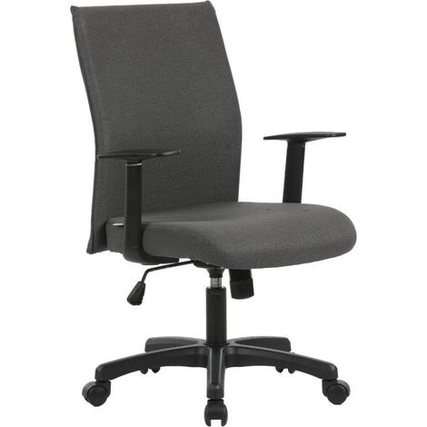 Poltroncina da ufficio in tessuto mod. Pen colore grigio 61x60xH103 cm
