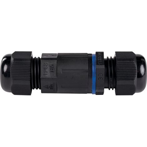 Connecteur électrique étanche - 2 entrées - Dhome - Connexion Auto - IP68 (1/3)