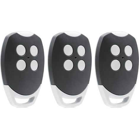 3 pièces de rechange télécommande Ditec, 433,92 MHz 4 canaux, télécommande compatible avec Ditec GOL4, BIXLG4, BIXLP2, BIXLS2 (1/4)