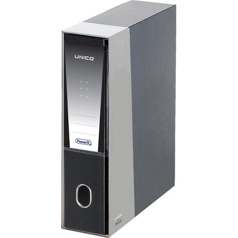 Favorit Registratore Unico Rado, formato interno 23 x 33 cm, dorso 8 cm, nero (1/3)