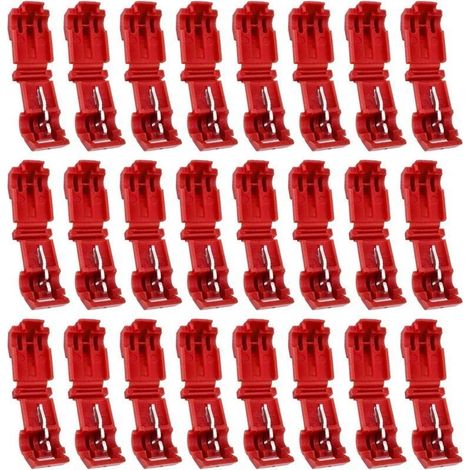 24 pinces de connexion pour robot tondeuse, câble périphérique, connecteur en T, Power Thief pour tondeuses, robots tondeuses, Husqvarna Automower, Worx, Bosch (1/5)