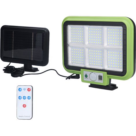 Solarleuchte mit drehbaren Paneelen, wiederaufladbarem Akku, Bewegungssensor und wasserdichter Beleuchtung für Gärten (1/5)