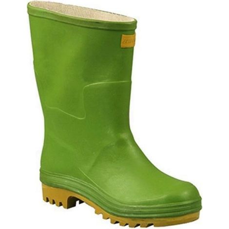 Stivali Tronchetto Gomma Mod. Rain Verde N. 44