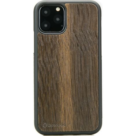 Holzhülle aus geräucherter Eiche für iPhone 11 Pro (1/3)