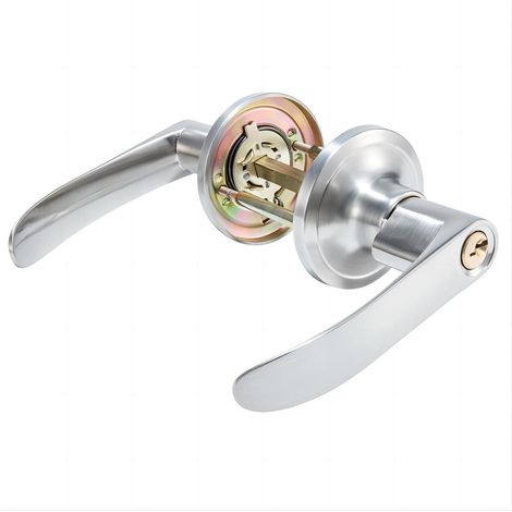 Poignée de porte intérieure design, Verrouillage par clés, Taille du loquet 60 / 70mm (1/5)