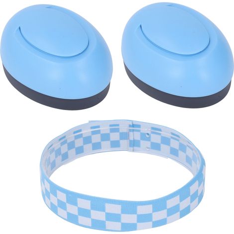 Baby-Ohrstöpsel, elastisch, mit Geräuschdämpfung, zum Schlafen und Reisen, blau. (1/5)