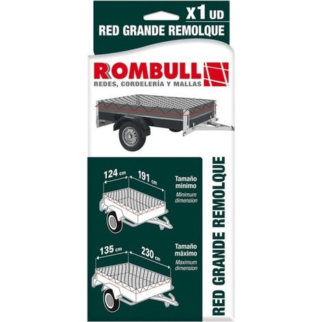 RED ELASTIC. REMOLQUE NEGRA GRANDE - ROMBULL