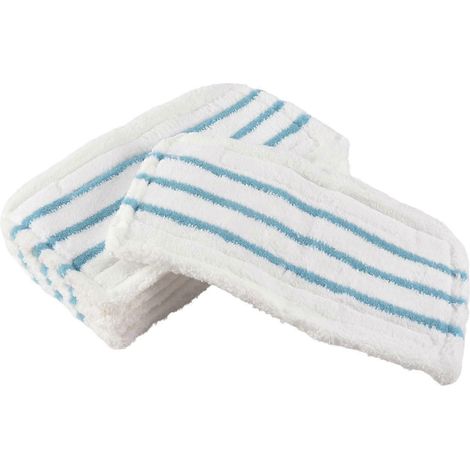 Lot de 6 lingettes de rechange lavables et réutilisables, compatibles avec les balais vapeur Black & Decker FSM1610 et FSM1630. (1/5)