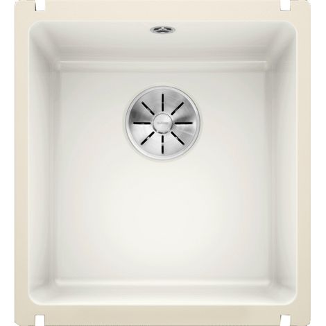 Blanco Subline 375 - Évier en céramique, 414x456 mm, blanc brillant 523726 (1/5)