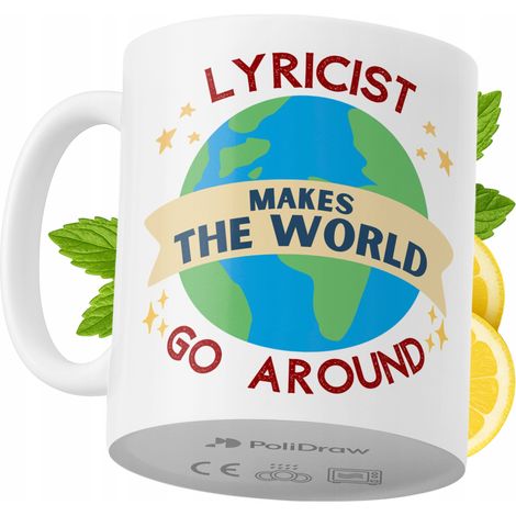 Tazza per un paroliere Divertente Tazza da caffè/tè con testo divertente e umoristico Grafica Tazza per compleanni Onomastici Festività Tazza premium per occasioni speciali per casa ufficio lavoro Caf