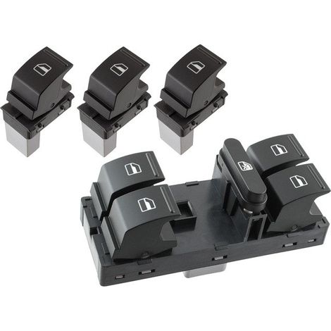 VW Golf V 03-09 Kombischalter für elektrische Fensterheber + 3 Tasten (1/2)