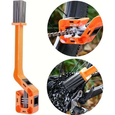 Nettoyeur de chaîne de vélo, outils de nettoyage pour VTT, graisseur de chaîne, accessoires de cyclisme (1/5)