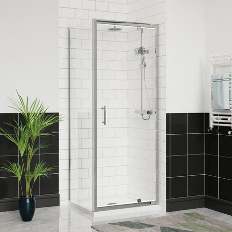 Aquariss Pivot Shower Door+Side Panel 700x700 Chrome