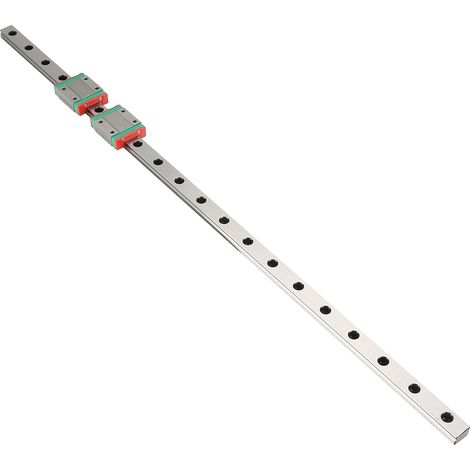1 rail de guidage linéaire miniature MGN12 de 500 mm de long et 12 mm de large, 2 blocs de glissement MGN12B (1/5)