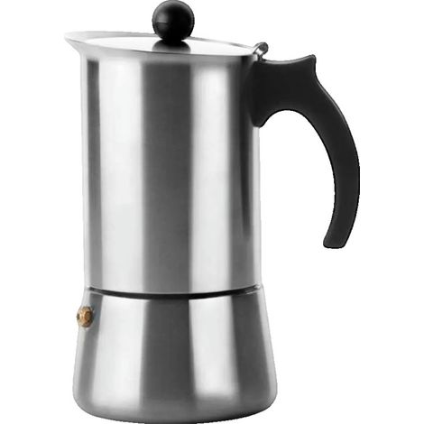 Cafetera italiana Ibili Indubasic de 6 tazas de acero inoxidable
