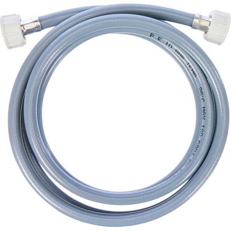 "TUBO CARICO LAVATRICE FF 3/4"""" SENZA CURVA IN PVC cm 150"