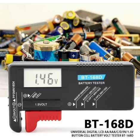 Testeur de batterie - BT - 168 - Universel - Affichage analogique - Mesure précise (1/4)