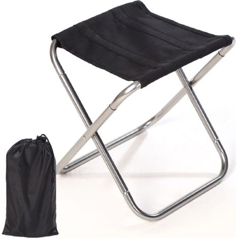 Extérieur Pliant Petit Tabouret Portable Banc De Pêche Chaise en Alliage D aluminium Militaire Voyage Maza Ultra Léger Maza Color 03 (1/4)
