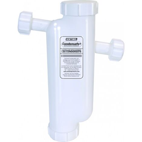 Sentinel – Neutraliseur de chaudière Condensafe+ – Élimination des condensats – Pour chaudières à gaz et fioul – Installation facile et rapide