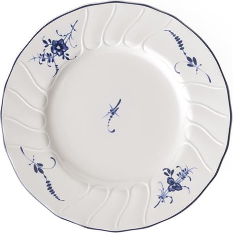 Assiette à pain ronde avec ornements en filigrane et relief (1/5)