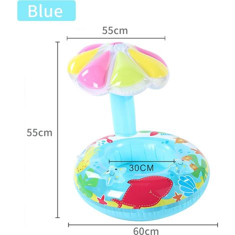 Bouée gonflable pour bébé avec siège, jouet, aide à la natation pour bébés. (1/5)