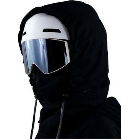 Cagoule intégrale coupe-vent et imperméable en polaire, idéale pour le ski et les sports d'hiver en extérieur (hommes et femmes). (1/5)