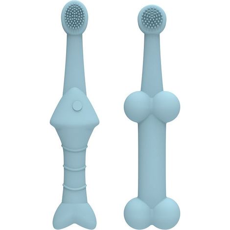 Brosse à dents de nettoyage buccal pour chien, anti-tartre, ensemble de fournitures de nettoyage buccal pour chat taille 10 cm (1/4)