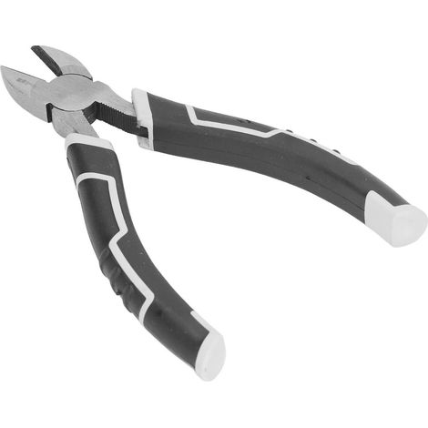 Pince coupante diagonale 15 cm, acier à haute teneur en carbone, mâchoires en acier allié, poignée ergonomique, coupe-fil pour électricien (1/5)