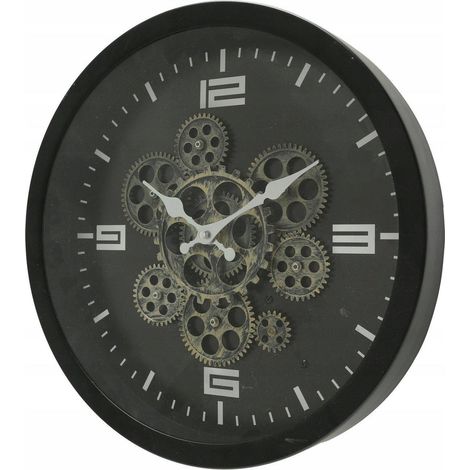 Orologio da parete elegante nera Boltze 38 cm di diametro
