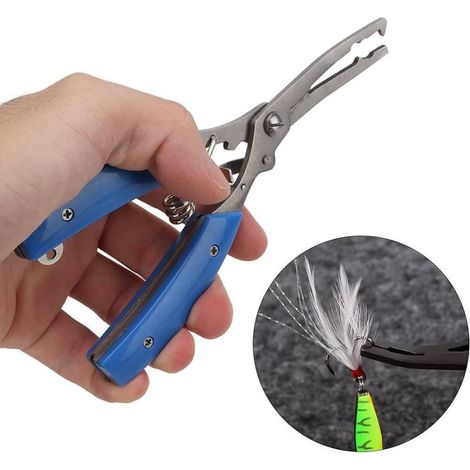 Trade Shop - Angelzange Messer Multifunktionsschere Fischer Fischer River Meer - (1/5)
