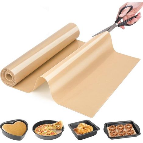 Silikon Backmatte auf einer Rolle Hitzebeständige Antihaftbeschichtung zum Backen und Kochen (1/5)