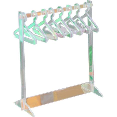 Présentoir à boucles d'oreilles, porte-manteaux, étagère à cintres grande capacité (1/4)