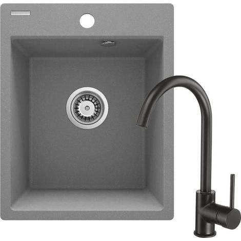 deante ZRCBS103 Fregadero de granito con grifo de un seno