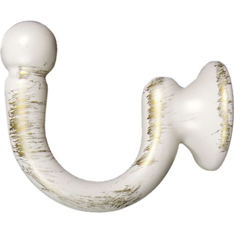 2 ganci tende colore avorio oro  per cordone fermatenda (1/3)