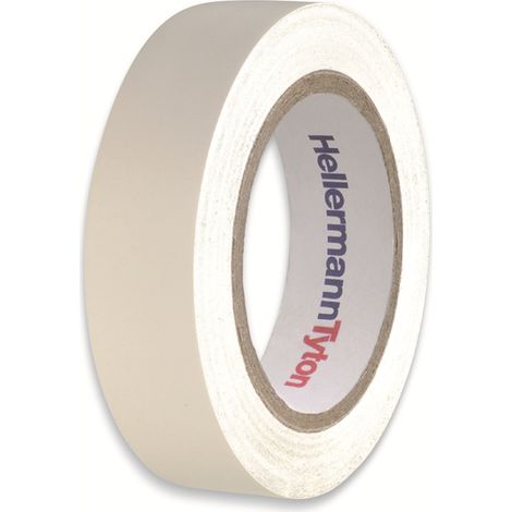 HELLERMANNTYTON Isolierband, 710-00105, HelaTapeFlex15, weiß, 15mmx10m (1/3)